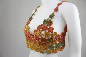 El Örgüsü Askılı Crop